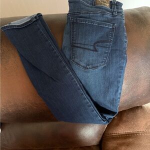 American Eagle Outfitters Dark Blue Skinny Jeans